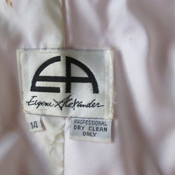 Vintage Eugene Alexander White Formal Gown - Picture 14 of 14